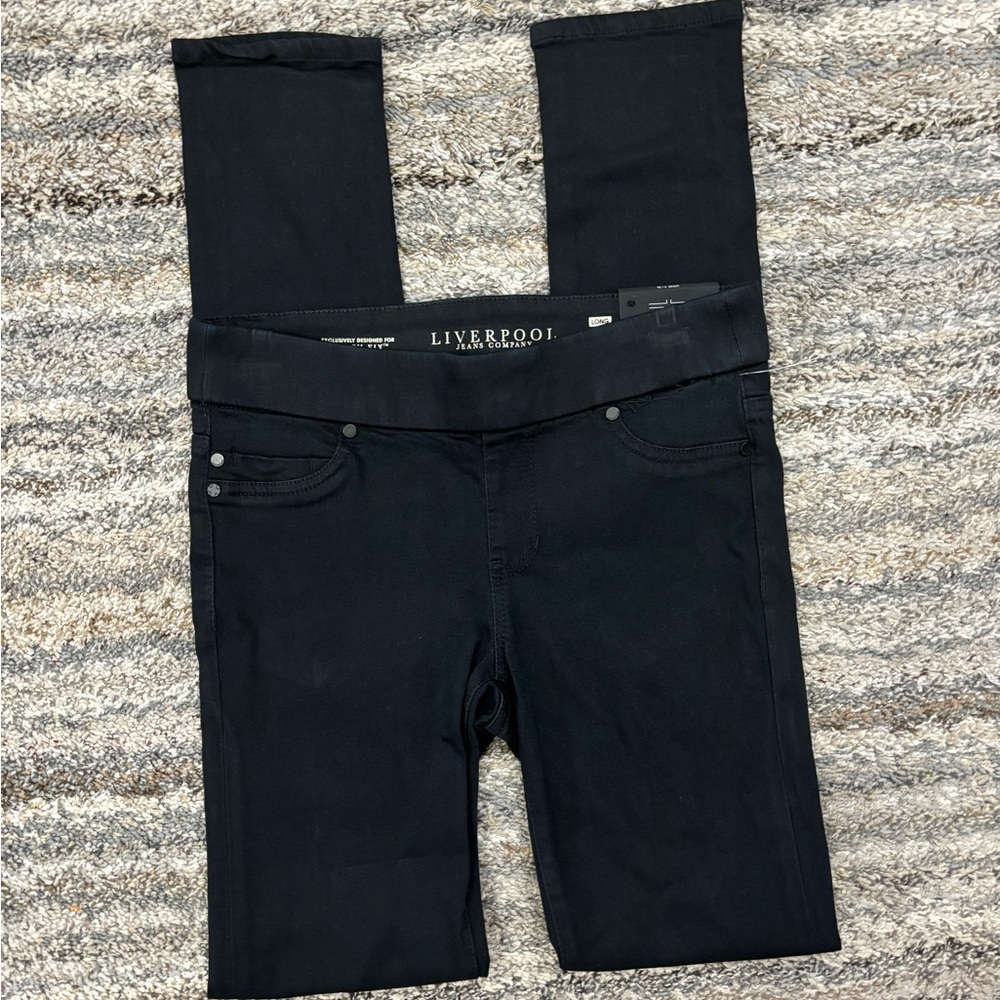 Liverpool Mid Rise Pull-On Skinny Jeans Sz 2/26L NWT | Liverpool Skinny Jeans- - Picture 2 of 13